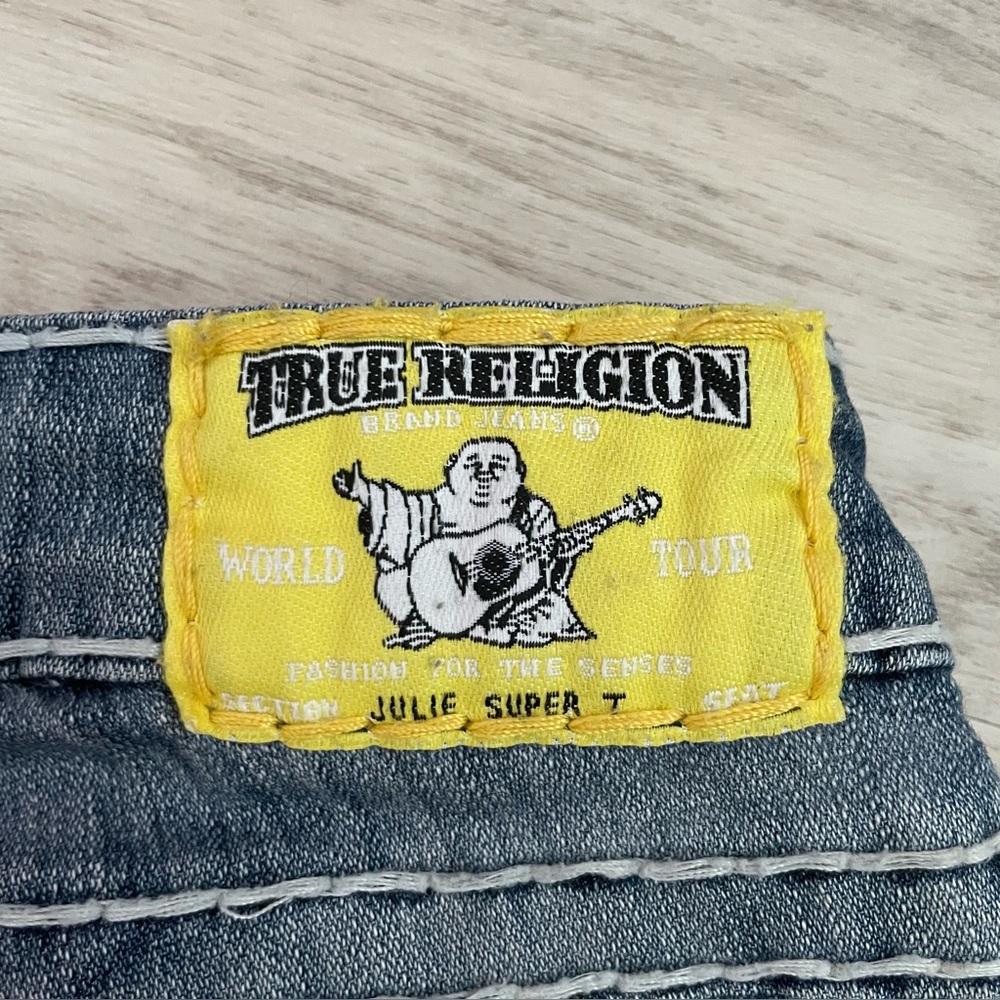 AUTHENTIC TRUE RELIGION JULIE SUPER T LOWRISE SKINNY JEANS 28